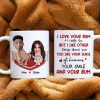 I Love Your Bum, Couple Gift, Personalized Mug, Funny Custom Photo Couple Mug I Love Your Bum, Couple Gift, Personalized Mug, Funny Custom Photo Couple Mug
