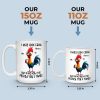 I May Look Calm But In My Head I've Pecked You Three Times - Friend Personalized Custom Mug - Christmas Gift For Best Friends, Sisters, Family Members, Coworkers I May Look Calm But In My Head I've Pecked You Three Times - Friend Personalized Custom Mug - Christmas Gift For Best Friends, Sisters, Family Members, Coworkers