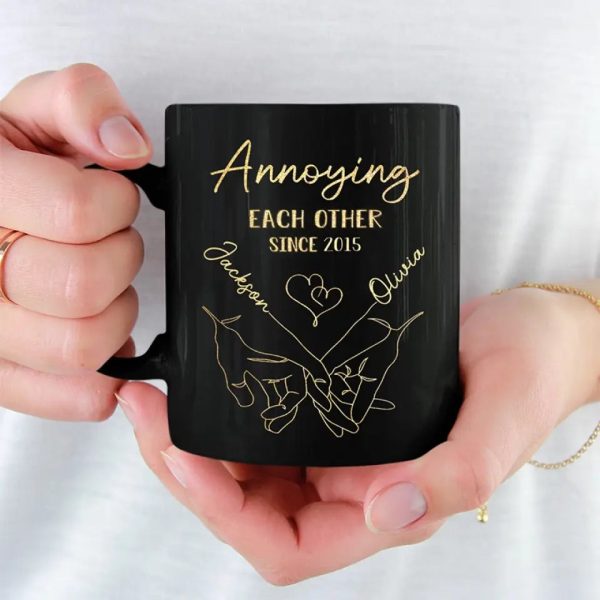 I Met You I Like You - Couple Personalized Custom Black Mug - Gift For Husband Wife, Anniversary I Met You I Like You - Couple Personalized Custom Black Mug - Gift For Husband Wife, Anniversary