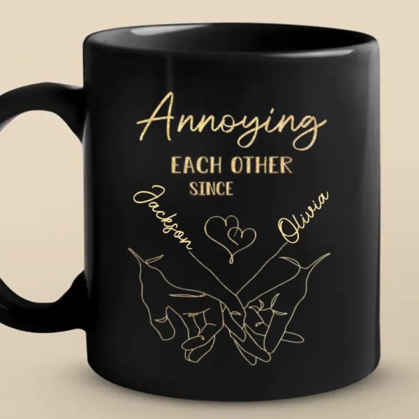 I Met You I Like You - Couple Personalized Custom Black Mug - Gift For Husband Wife, Anniversary I Met You I Like You - Couple Personalized Custom Black Mug - Gift For Husband Wife, Anniversary
