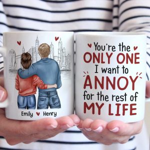 I Met You I Liked You I Love You - Couple Personalized Custom Mug - Gift For Husband Wife, Anniversary