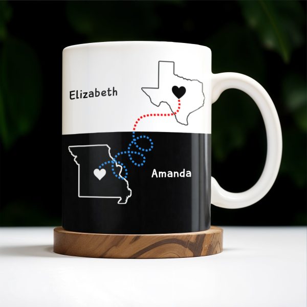 I Miss You So Much, Long-Distance Friendship Mug - Personalized Custom Coffee Mug - BST138_MG I Miss You So Much, Long-Distance Friendship Mug - Personalized Custom Coffee Mug - BST138_MG