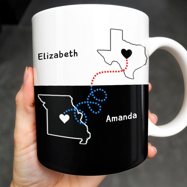 I Miss You So Much, Long-Distance Friendship Mug - Personalized Custom Coffee Mug - BST138_MG I Miss You So Much, Long-Distance Friendship Mug - Personalized Custom Coffee Mug - BST138_MG