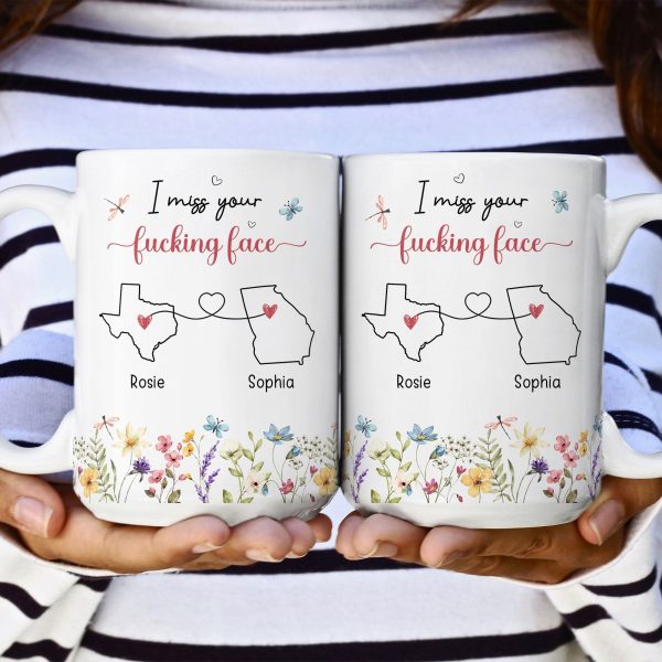 I Miss Your F*cking Face - Personalized Mug I Miss Your F*cking Face - Personalized Mug