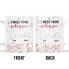 I Miss Your Loving Face With Heart String And Floral Design - Personalized Custom Coffee Mug - CPL209_MG I Miss Your Loving Face With Heart String And Floral Design - Personalized Custom Coffee Mug - CPL209_MG