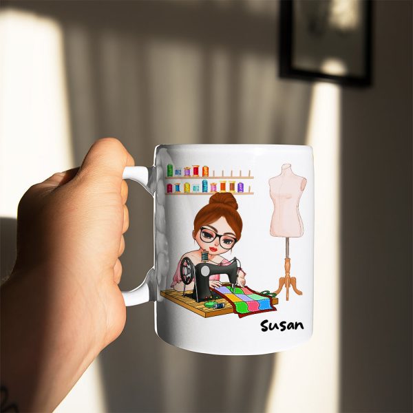 I Only Buy Fabric When I Need It For A Project, Personalized Mug, Gift For Sewing Lovers I Only Buy Fabric When I Need It For A Project, Personalized Mug, Gift For Sewing Lovers