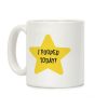 I Pooped Today Gold Star Coffee Mug I Pooped Today Gold Star Coffee Mug