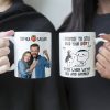 I Promise To Still Grab Your Butt Even When We're Old And Wrinkly - Personalized Photo Mug