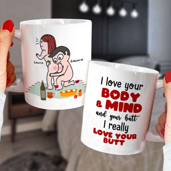 I Really Love Your Butt Personalized Mug, Funny Gift For Couple I Really Love Your Butt Personalized Mug, Funny Gift For Couple