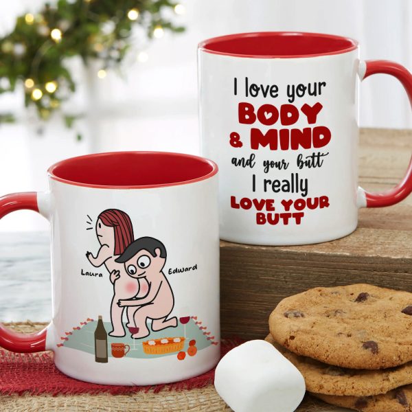 I Really Love Your Butt Personalized Mug, Funny Gift For Couple I Really Love Your Butt Personalized Mug, Funny Gift For Couple