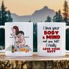 I Really Love Your Butt Personalized Mug, Funny Gift For Couple I Really Love Your Butt Personalized Mug, Funny Gift For Couple