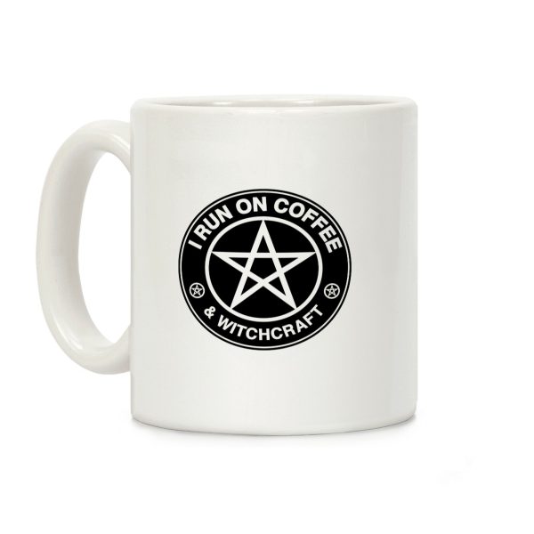 I Run On Coffee and Witchcraft Parody Coffee Mug I Run On Coffee and Witchcraft Parody Coffee Mug