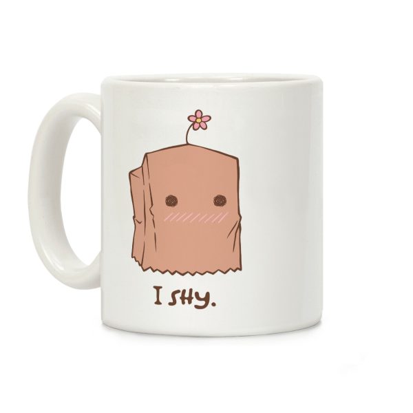 I Shy Paper Bag Coffee Mug I Shy Paper Bag Coffee Mug