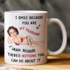 I Smile Because You Are My Husband - Personalized Photo Mug I Smile Because You Are My Husband - Personalized Photo Mug