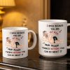 I Smile Because You Are My Wife, Humorous Mug Design - Personalized Custom Coffee Mug - WIF061_MG I Smile Because You Are My Wife, Humorous Mug Design - Personalized Custom Coffee Mug - WIF061_MG