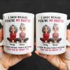 I Smile Because You're My Bestie, Two Girls Sitting - Personalized Custom Coffee Mug - BST387_MG I Smile Because You're My Bestie, Two Girls Sitting - Personalized Custom Coffee Mug - BST387_MG