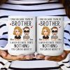 I Smile Because You're My Brother/ Sister - Personalized Mug I Smile Because You're My Brother/ Sister - Personalized Mug