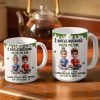 I Smile Because You're My Daughter, My Son - Personalized White Edge-to-Edge Mug - Gift For Family | GR25 HH01