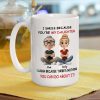 I Smile Because You're My Daughter, My Son - Personalized White Mug - Gift For Family | GR25 HH01 I Smile Because You're My Daughter, My Son - Personalized White Mug - Gift For Family | GR25 HH01