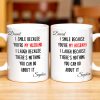 I Smile Because You're My Husband, Nothing You Can Do About It - Personalized Custom Coffee Mug - HSB062_MG