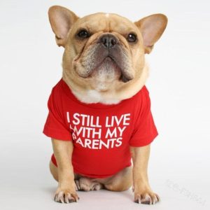 I Still Live With My Parents Dog Shirt
