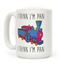 I Think I'm Pan Little Engine Coffee Mug I Think I'm Pan Little Engine Coffee Mug