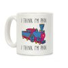 I Think I'm Pan Little Engine Coffee Mug I Think I'm Pan Little Engine Coffee Mug