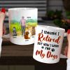 I Thought I Retired, Personalized Mug, Gift For Dog Lover I Thought I Retired, Personalized Mug, Gift For Dog Lover