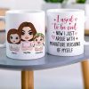 I Used To Be Cool Now I Just Argue With Miniature Versions Of Myself- Personalized Coffee Mug- Gift For Mom- Mom And Kid Coffee Mug