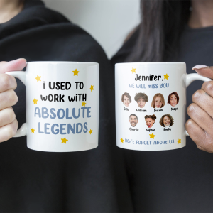 I Used To Work With Absolute Legends - Personalized Photo Mug