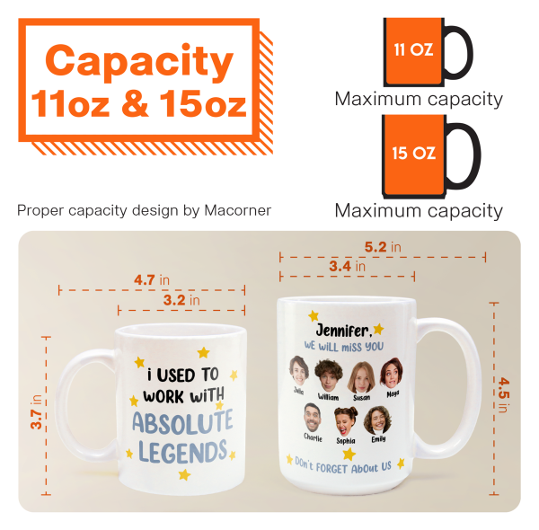 I Used To Work With Absolute Legends - Personalized Photo Mug I Used To Work With Absolute Legends - Personalized Photo Mug