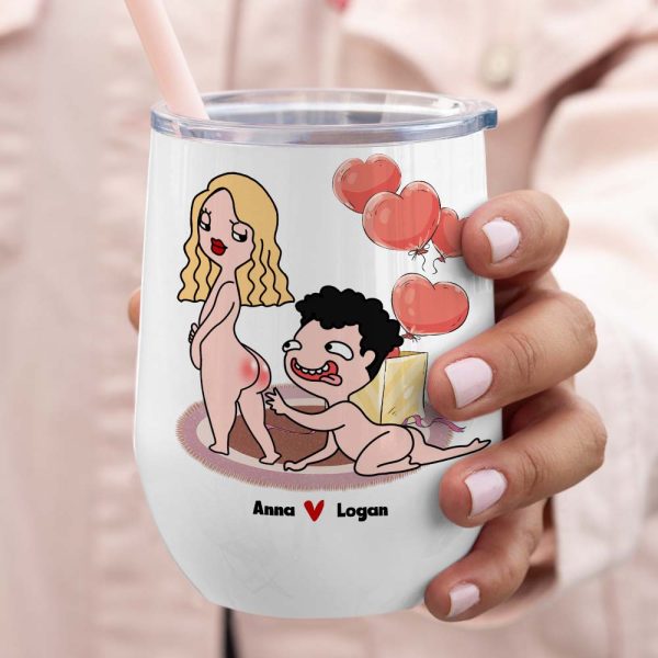 I Wanna See It Touch It, I Love Your Butt Personalized Mug, Funny Gift For Couple I Wanna See It Touch It, I Love Your Butt Personalized Mug, Funny Gift For Couple
