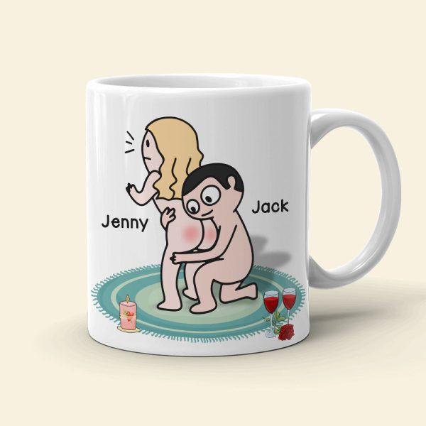 I Wanna See It Touch It Squeeze It Bite It - Personalized Butt Couple Mug - Gift For Couple I Wanna See It Touch It Squeeze It Bite It - Personalized Butt Couple Mug - Gift For Couple