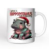 I Want a Hippopotamus For Christmas Personalized Mug, Cute Baby Hippo Xmas Gift with Custom Name I Want a Hippopotamus For Christmas Personalized Mug, Cute Baby Hippo Xmas Gift with Custom Name