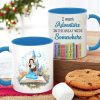 I Want Adventure In The Great Wide Some Where, Gift For Book Lover, Personalized Mug, Custom Title Book Lover Girl Mug 03HTHN211223PA