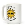 I Want to Burn Things (Scary Sun) Coffee Mug I Want to Burn Things (Scary Sun) Coffee Mug