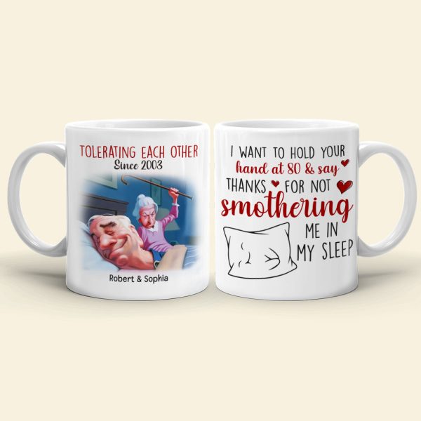 I Want To Hold your Hand At 80-Personalized Coffee Mug- Gift For Him/ Gift For Her- Couple Coffee Mug I Want To Hold your Hand At 80-Personalized Coffee Mug- Gift For Him/ Gift For Her- Couple Coffee Mug