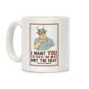 I want YOU to taste the meat, not the heat Coffee Mug I want YOU to taste the meat, not the heat Coffee Mug