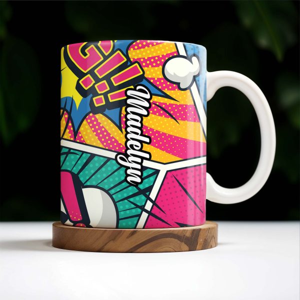 I Was Left Unsupervised Comic Pop Art Style Mug - Personalized Custom Coffee Mug - DTG005_MG I Was Left Unsupervised Comic Pop Art Style Mug - Personalized Custom Coffee Mug - DTG005_MG