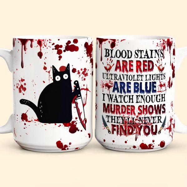 I Watch Enough Murder Shows Animal Version - Personalized Mug I Watch Enough Murder Shows Animal Version - Personalized Mug