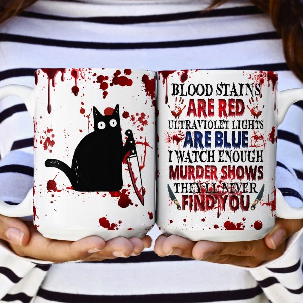 I Watch Enough Murder Shows Animal Version - Personalized Mug I Watch Enough Murder Shows Animal Version - Personalized Mug