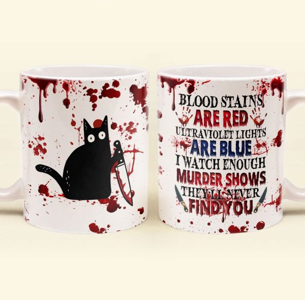 I Watch Enough Murder Shows Animal Version - Personalized Mug I Watch Enough Murder Shows Animal Version - Personalized Mug