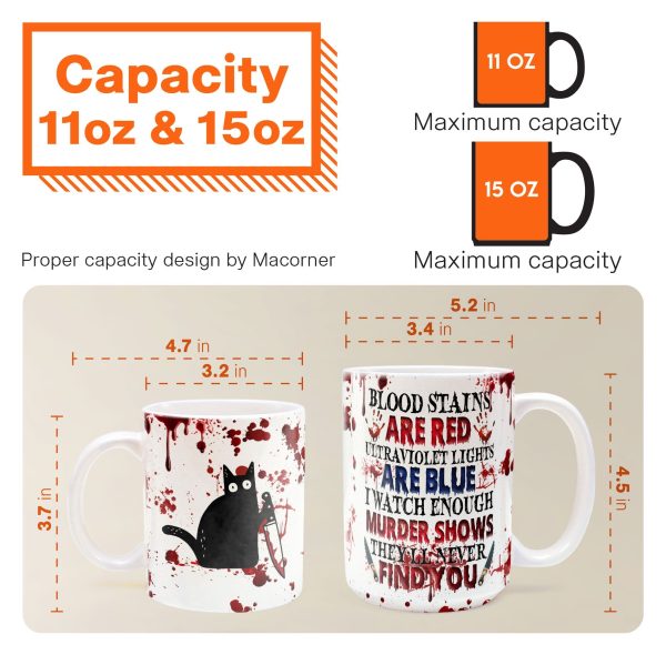 I Watch Enough Murder Shows Animal Version - Personalized Mug I Watch Enough Murder Shows Animal Version - Personalized Mug