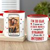 I Went On A Date With A Complete Stranger From The Internet, Custom Photo Accent Mug, Gift For Couple, Valentine's Gifts I Went On A Date With A Complete Stranger From The Internet, Custom Photo Accent Mug, Gift For Couple, Valentine's Gifts