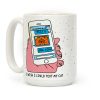 I Wish I Could Text My Cat Coffee Mug I Wish I Could Text My Cat Coffee Mug