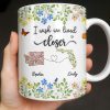 I Wish We Lived Closer Featuring Flowers and Butterfly - Personalized Custom Coffee Mug - BST539_MG I Wish We Lived Closer Featuring Flowers and Butterfly - Personalized Custom Coffee Mug - BST539_MG