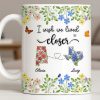 I Wish We Lived Closer Featuring Flowers and Butterfly - Personalized Custom Coffee Mug - BST539_MG I Wish We Lived Closer Featuring Flowers and Butterfly - Personalized Custom Coffee Mug - BST539_MG