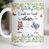 I Wish We Lived Closer Featuring Flowers and Butterfly - Personalized Custom Coffee Mug - BST539_MG I Wish We Lived Closer Featuring Flowers and Butterfly - Personalized Custom Coffee Mug - BST539_MG