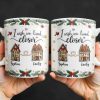 I Wish We Lived Closer, Houses And Hearts - Personalized Custom Coffee Mug - XMAS042_MG I Wish We Lived Closer, Houses And Hearts - Personalized Custom Coffee Mug - XMAS042_MG