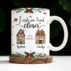 I Wish We Lived Closer, Houses And Hearts - Personalized Custom Coffee Mug - XMAS042_MG I Wish We Lived Closer, Houses And Hearts - Personalized Custom Coffee Mug - XMAS042_MG